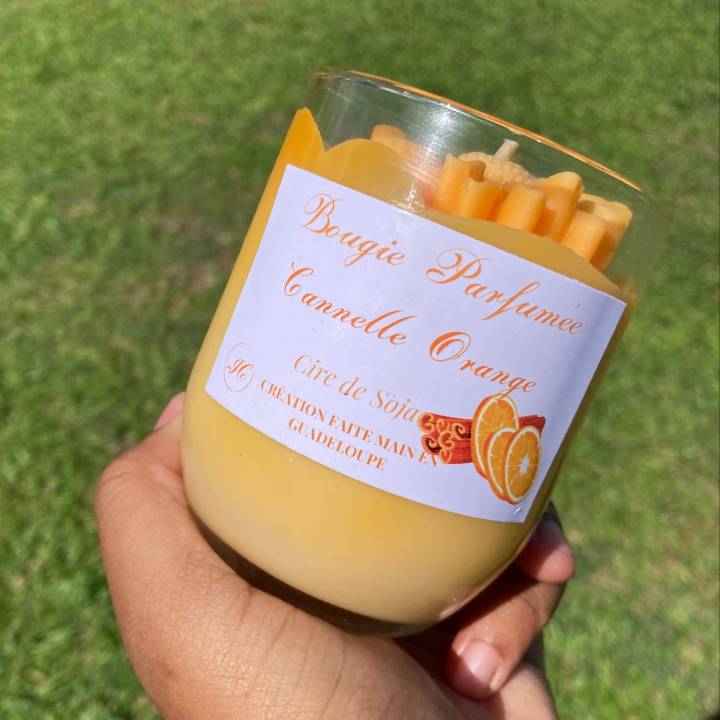 Bougie Parfumée  Orange Cannelle